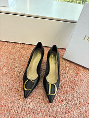 Dior Initials Pump Black Lambskin 10cm - 6