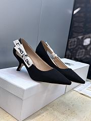 Dior J'Adior Pump Black Technical Fabric 6.5cm - 1