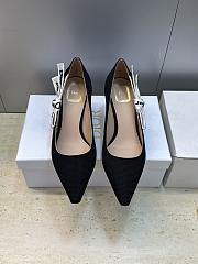 Dior J'Adior Pump Black Technical Fabric 6.5cm - 6
