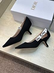 Dior J'Adior Pump Black Technical Fabric 6.5cm - 5