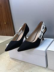 Dior J'Adior Pump Black Technical Fabric 6.5cm - 3