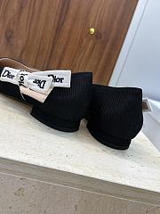 Dior J'Adior Ballet Flat Black Technical Fabric - 5