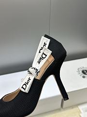 Dior J'Adior Slingback Pump Black Technical Fabric 10cm - 6