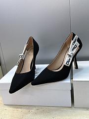 Dior J'Adior Slingback Pump Black Technical Fabric 10cm - 4