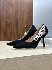 Dior J'Adior Slingback Pump Black Technical Fabric 10cm - 5