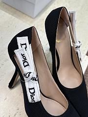 Dior J'Adior Slingback Pump Black Technical Fabric 10cm - 3