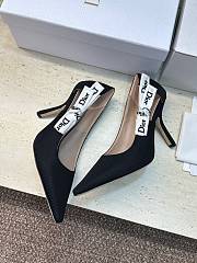 Dior J'Adior Slingback Pump Black Technical Fabric 10cm - 2