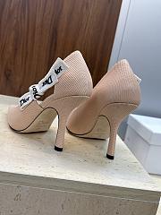 Dior J'Adior Slingback Pump Nude Technical Fabric 10cm - 2