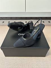 Chanel Slingbacks Mesh & Grosgrain 9mm G45509 - 6