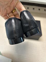Chanel Ballet Flats Mesh & Grosgrain Black G02819 - 6