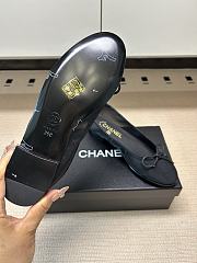 Chanel Ballet Flats Mesh & Grosgrain Black G02819 - 3