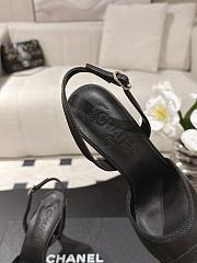Chanel Slingbacks Iridescent Lambskin & Lambskin Black 90mm G47082 - 4