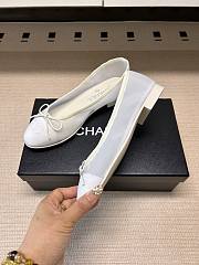 Chanel Slingbacks Iridescent Lambskin & Lambskin White 90mm G47082 - 5