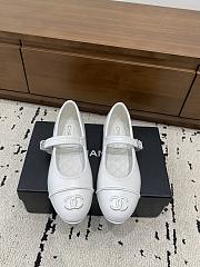 Chanel Mary Janes Lambskin  White G46467 - 6