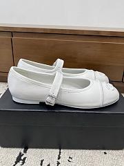 Chanel Mary Janes Lambskin  White G46467 - 4