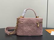 LV Vanity Chain Pouch Varnished Monogram Empreinte Desert Sand M27169 - 19x11.5x6.5cm - 4