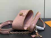 LV Vanity Chain Pouch Varnished Monogram Empreinte Desert Sand M27169 - 19x11.5x6.5cm - 2