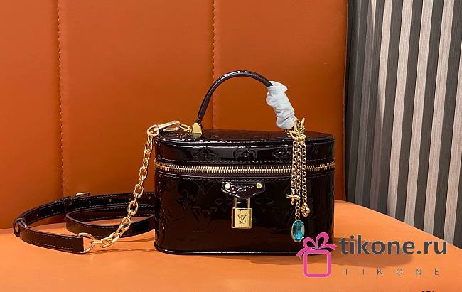 LV Vanity Chain Pouch Varnished Monogram Empreinte Datewood M28334 - 19x11.5x6.5cm - 1