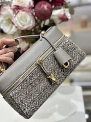 Loro Piana Extra Bag L23 Alpaca Virgin Wool Cream White F7MH - 23x12x7cm - 4