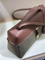 Loro Piana Extra Clutch L27 Cashmere Virgin Wool Silk Countryside Sage B5NA - 27x15.5x9.5cm - 6