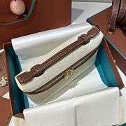 Loro Piana Extra Pocket L19 Cotton Linen Natural/Caramel Sugar - 19x7x12cm - 4