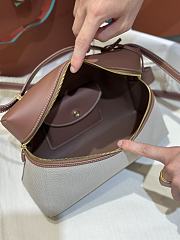 Loro Piana Extra Bag L27 Cotton Linen Natural/Caramel Sugar B4AU - 27x16x10cm - 3