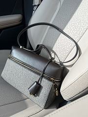 Loro Piana Extra Bag L27 Pecora Nera Natural Brown/Dark Chocolate F6IH - 27x16x10cm - 4