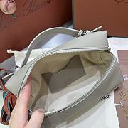 Loro Piana Extra Bag L23 Calfskin Greige - 23x12x7cm - 5