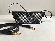 Burberry Check Mini Bag Black/Calico - 20x9x10cm - 2
