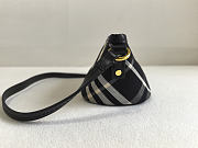 Burberry Check Mini Bag Black/Calico - 20x9x10cm - 3