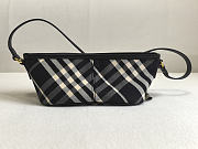 Burberry Check Mini Bag Black/Calico - 20x9x10cm - 5