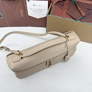 Loro Piana Extra Softy Bag L33 Calfskin Beige D16Q - 33x14x9cm - 2