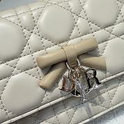 My Dior Mini Bag Two-Tone Trench and Biscuit Cannage Lambskin Bow - 21x11.5x4.5cm - 6