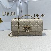 My Dior Mini Bag Two-Tone Trench and Biscuit Cannage Lambskin Bow - 21x11.5x4.5cm - 5