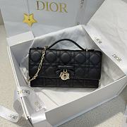 My Dior Mini Bag Black Cannage Lambskin Bow - 21x11.5x4.5cm - 1