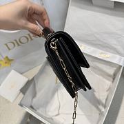My Dior Mini Bag Black Cannage Lambskin Bow - 21x11.5x4.5cm - 5