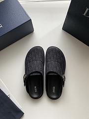 Dior Aqua Mule Black Dior Oblique Jacquard - 2