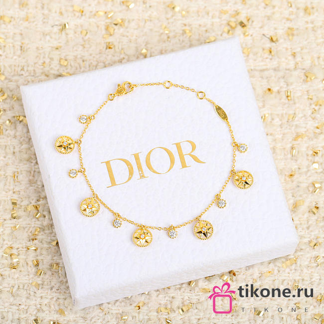 Dior Rose des Vents Bracelet Yellow Gold Diamonds and Mother-of-Pearl - 1