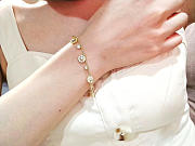 Dior Rose des Vents Bracelet Yellow Gold Diamonds and Mother-of-Pearl - 4