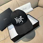 Dior x Stussy Cap Black  - 1
