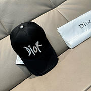 Dior x Stussy Cap Black  - 5