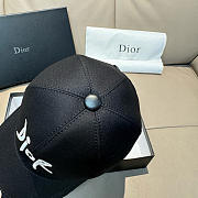 Dior x Stussy Cap Black  - 2