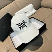 Dior x Stussy Cap White - 1