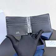 Dior Prive Bifold Wallet Black Dior Icons Calfskin - 11x10x1.5cm - 2