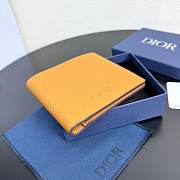 Dior Prive Bifold Wallet Brown Dior Icons Calfskin - 11x10x1.5cm - 2
