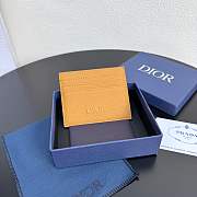 Dior Prive Card Holder Brown Dior Icons Calfskin - 10x8x0.5cm  - 1