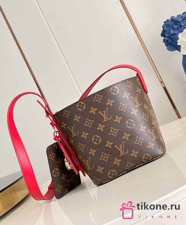 LV All In BB Monogram/Sari Red M28317 - 16x18x12cm - 1