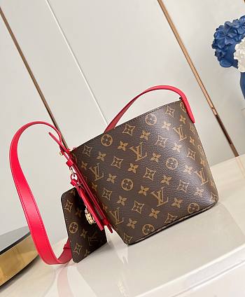 LV All In BB Monogram/Sari Red M28317 - 16x18x12cm