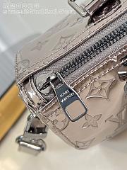 LV Ski Keepall Bandouliere 25 Monogram Miroir Gunmetal M26903 - 25x15x11cm - 3