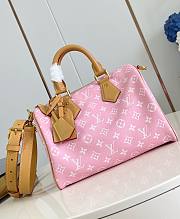 LV Speedy P9 Bandouliere 30 Candy Pink Calf Leather M13914 - 32x22.5x18cm - 1
